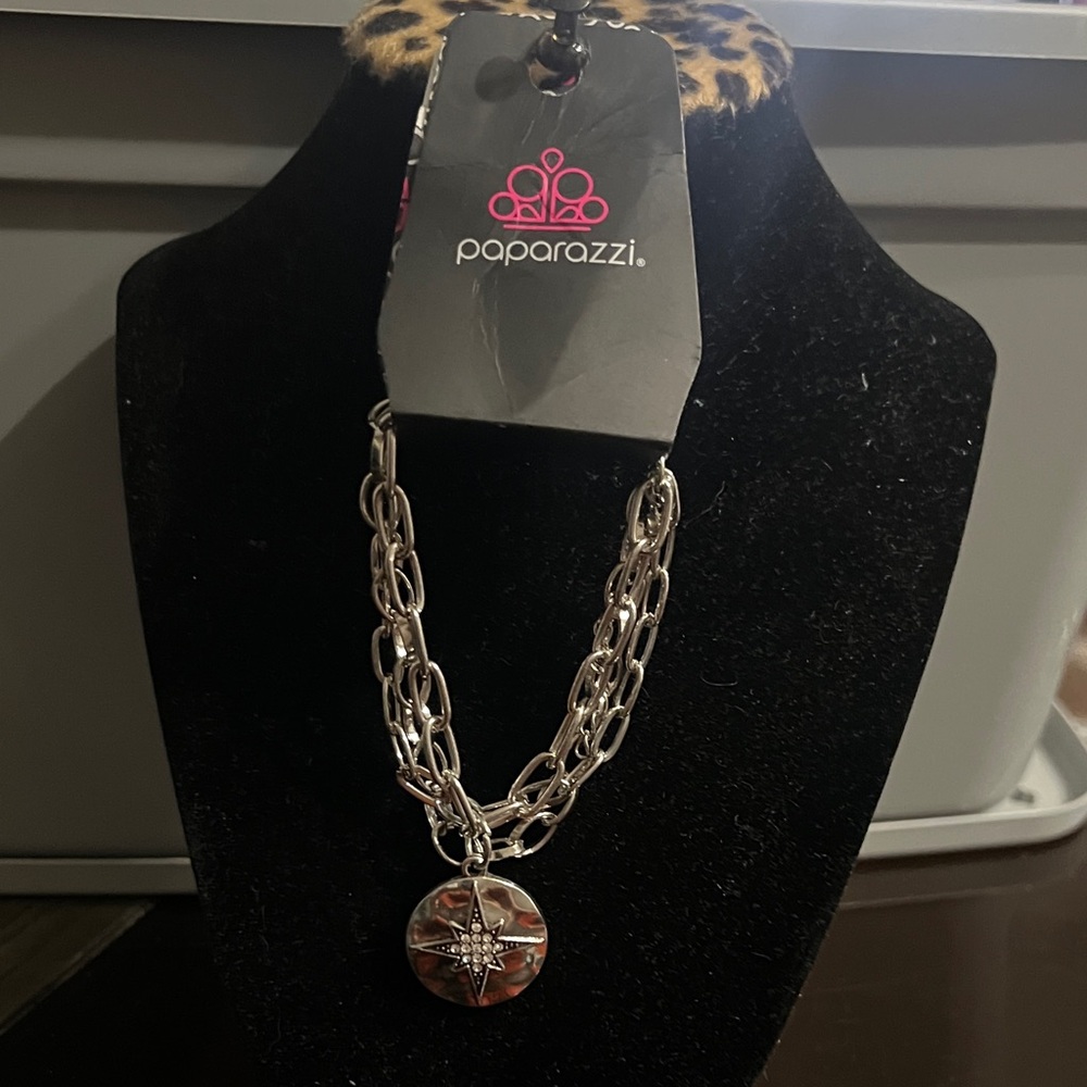 Paparazzi Silver Necklace with Star Pendant